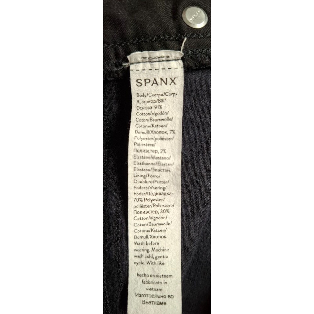 SPANX SPANXshape™ Original EveryWear Kick Flare Jeans in Clean Black Sz L - Picture 14 of 15